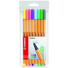 스타빌로 포인트 88 파인라이너 파스텔 펜 세트 0.4mm, 8색, 1세트