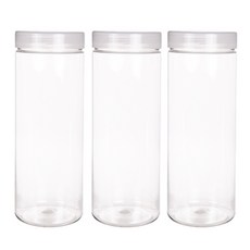 마카 원형 잡곡통 1000, 화이트, 3개