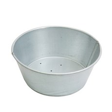 노마드캠핑 원형 차콜바스켓 실버, 1개