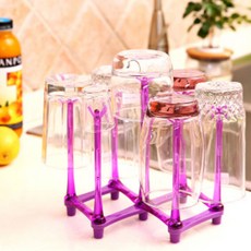 Noland 플라스틸 컵걸이, 퍼플, 1개