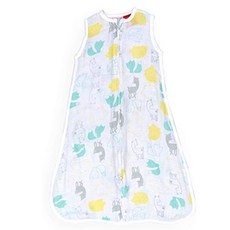 플럼 영유아용 뱀부 슬리핑백 프론트 지퍼 0.5 TOG