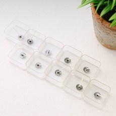 ASPASIA 小茶蠟容器 10入 + 燭芯 10入, 正方形