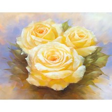 케이엠엘리 보석십자수 DIY만들기 세트 3D 변하지 않는 사랑, 1세트