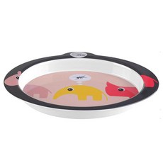 던바이디어 쥬프림 논슬립 아동접시, 파우더 핑크, 1개