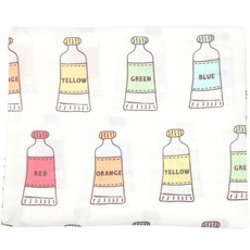 Dk Home 印花雙層棉紗毛毯 L號, 顏料款