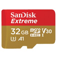 샌디스크 익스트림 마이크로SDHC/XC, 32GB, 1개