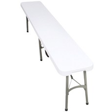 상도가구 접이식 핸디 1800 브로몰딩 벤치 테이블, 화이트