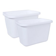 아울리빙 주방 심플 싱크대 도어 정리함 2p, 화이트