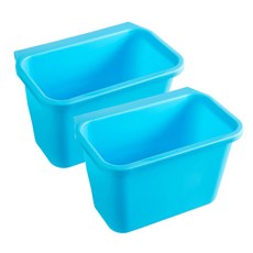 아울리빙 주방 심플 싱크대 도어 정리함 2p, 블루