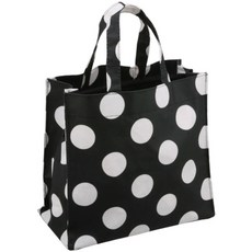 ANNABEL 北歐方形浴袋圓點黑, 1個