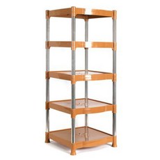 LIVING HAPPY Sense多用途5層收納櫃, 1個, 棕色