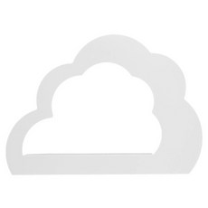 Bleupaon 雲朵造型牆架, 白色的