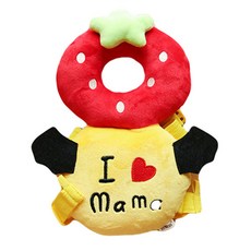 防摔護頭枕, L 草莓款