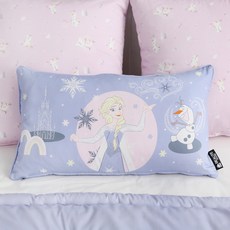 BEAUTE HOUSE 迪士尼枕頭套+四季枕芯, 冰雪奇緣款(紫色)