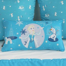 BEAUTE HOUSE 迪士尼枕頭套+四季枕芯, 冰雪奇緣款(祖母綠)