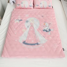 BEAUTE HOUSE 迪士尼填充毯, 冰雪奇緣款(粉色)