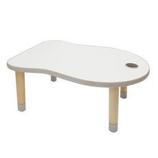 북클레벤 유아 와이드 테이블, 화이트 그레이