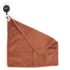 GAUDI GOLF 高爾夫細纖維毛巾, 棕色, 1入