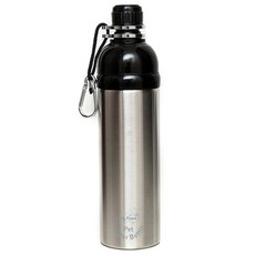 便攜式寵物水瓶 750ml, 銀, 1個