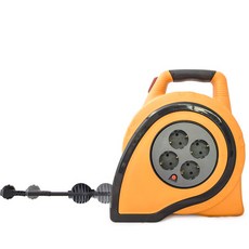 Seise X4 1.5SQ 4 爪汽車電纜捲筒橙色, 10m, 1個