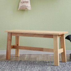 베스트리빙 캔사스 2인 원목 벤치, 내츄럴