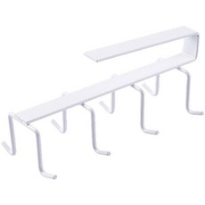 Life Point 安裝 8 型掛鉤多功能炊具掛架, 白色, 1個