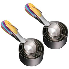 Block Mart 5種不鏽鋼量杯, 2套