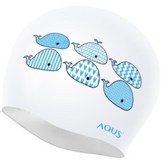 AQUS 可愛鯨魚泳帽 AC1610