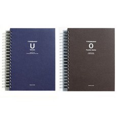 영아트 타이포 그래피 스프링노트, 랜덤 발송, 2개입