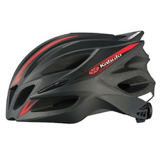 OGK TRANFI 자전거 헬멧 MATTE BLACK RED, 1개