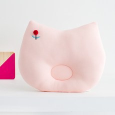 Dalpong 粉彩花朵孩童定型枕, 粉色