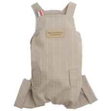 AMYLOVESPET 湯姆Overall連身服, 米色