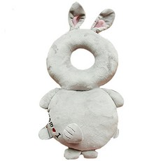 防摔護頭枕, J 灰色兔子款