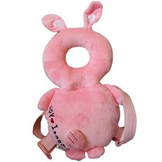 防摔護頭枕, K 粉色兔子款