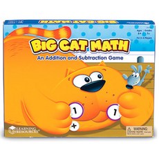 생각투자 빅 캣 기초 수연산 게임 LR 5043, 혼합 색상, 1개