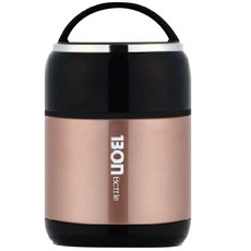 본보틀 보온보냉 도시락죽통 600, Gold Pink, 600ml