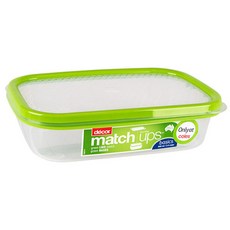 데코어 매치업 베이직 사각찬통, 1개, 800ml