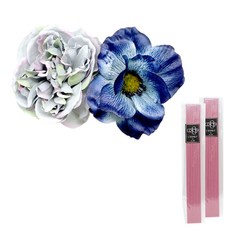 아제르퍼시픽 뽀피오니 디퓨저 조화 스틱 2p + 스틱 20p, 블루, 핑크, 1개