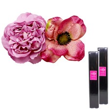 아제르퍼시픽 뽀피오니 디퓨저 조화 스틱 2p + 스틱 20p, 핑크, 블랙, 1개