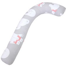 Ein Haus 熊熊圖案身體枕, 灰色