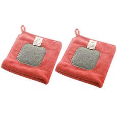 리빙팝 초강력 흡수 타올, 핑크, 2개입