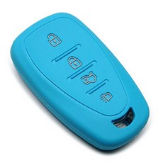 KEINZ All New Malibu 4按鈕矽膠鑰匙套, 夏威夷藍