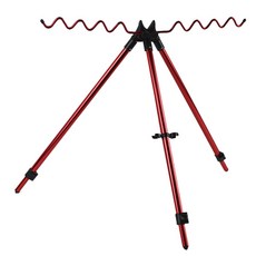 SAPA 2段式釣竿支架 紅色, 1個