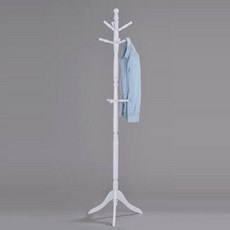 BESTLIVING 實木衣帽架, 白色