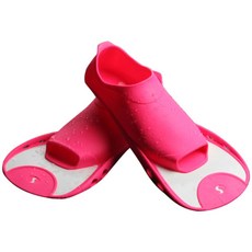 salvas 訓練用短版腳蹼 F5, Pink White, 1雙