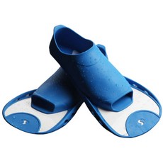 salvas 訓練短版腳蹼 F5, 藍白色（硬）, 1個
