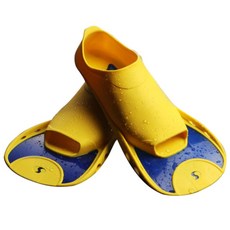 salvas 訓練短版腳蹼 F5, 黃藍, 1個