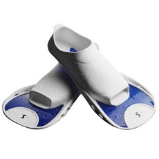 salvas 訓練短版腳蹼 F5, 白藍, 1個