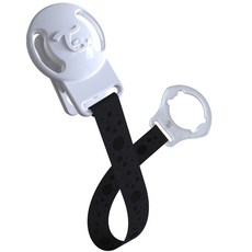 트위스트쉐이크 노리개젖꼭지 클립, 검은색, 1개