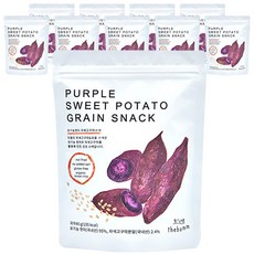 더봄 유기농 스낵, 현미 + 자색고구마 혼합맛, 10개